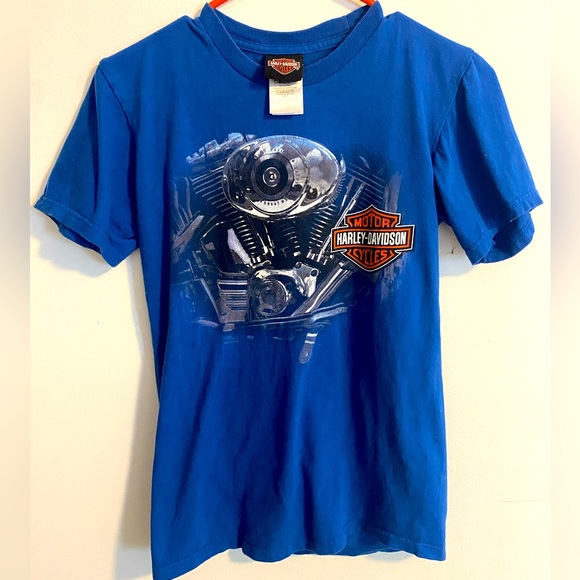 HarleyDavidson Shirts Harleydavidson Man O War Blue Tshirt Poshmark
